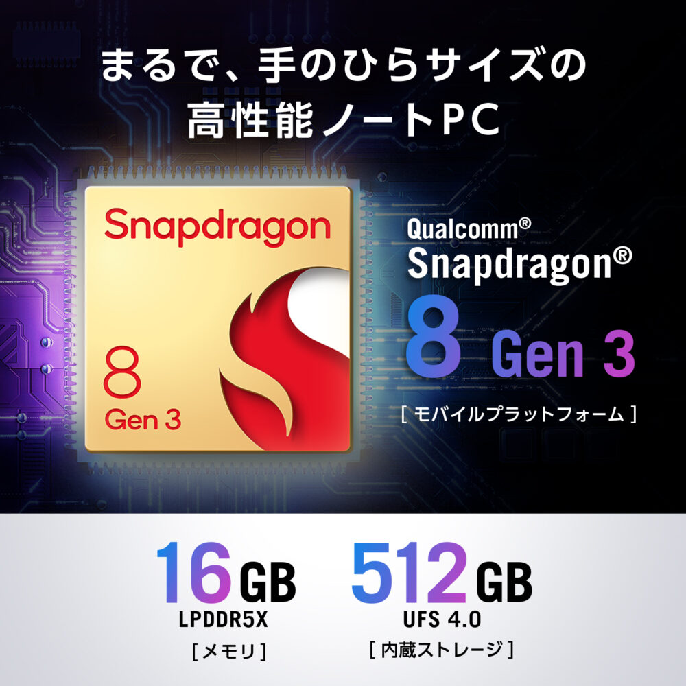 ゲーミング SIMフリースマートフォン ASUS ROG Phone 8 Pro メモリ16GB ストレージ 512GB 6.78型 AMOLED Qualcomm Snapdragon 8 Gen3 防水防塵  IP65 IP68 5000万画素 Android 14 5G FeliCa おサイフケータイ クリアケース付き ROG8P-BK16R512 - 画像 (5)